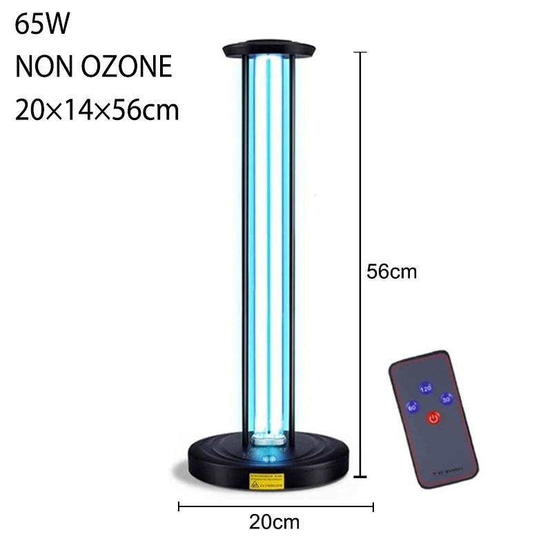 100W UV 38W/65W Ultraviolet Germicidal Lamp Ozone Disinfection Lamp With Remote Control Sterilizer Light