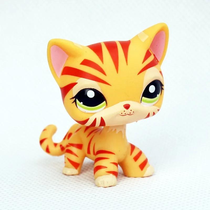 Rare Littlest Pet Shop Lps Toy Toy Mini Stands Short Hair Kitten Old Figures Collection Al Bobble Head Toy