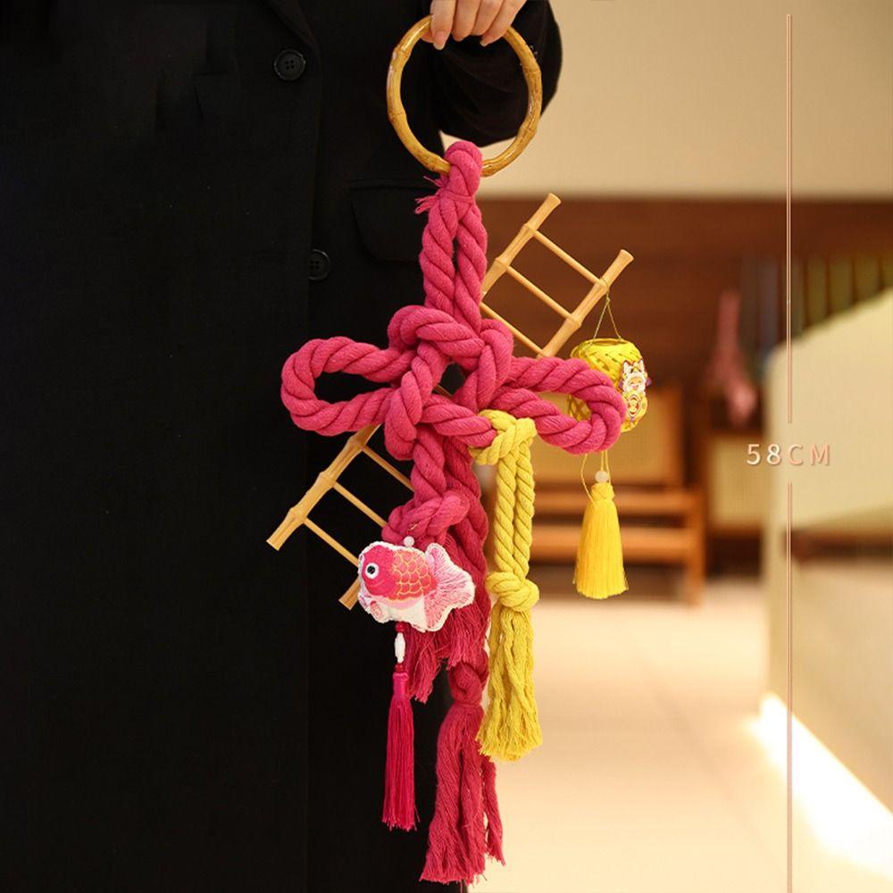 Small Bell Spring Festival Pendant Fu Character Tassel Ornament Chinese New Year