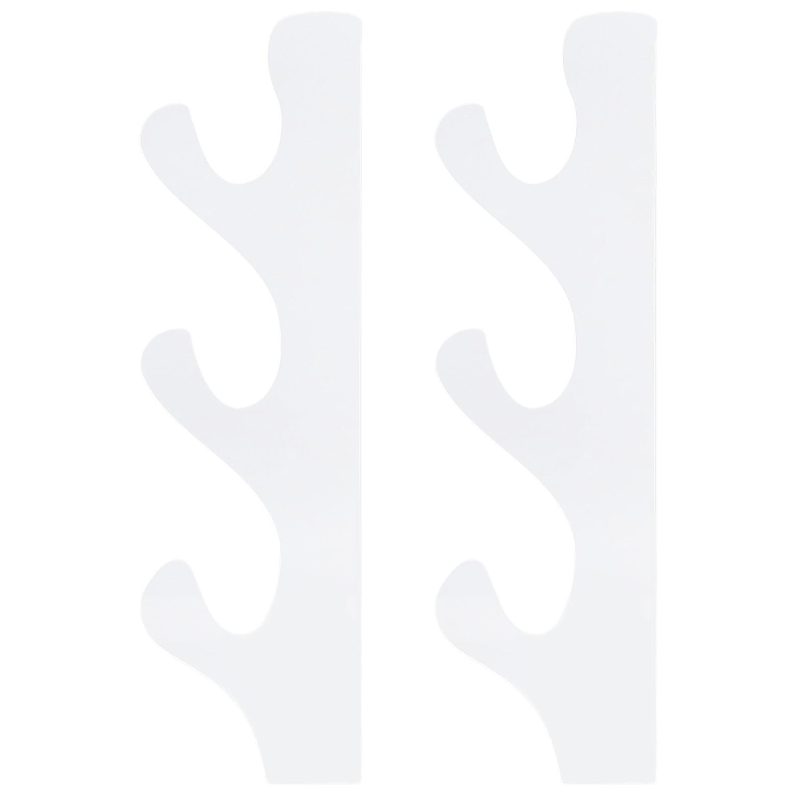 

1 пара подставок для мечей, акриловая трехъярусная настенная подставка для демонстрации мечей, подставка для всех мечей, прозрачная