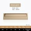 Modern Minimalist Recessed Aluminum Alloy Furniture Handle Embedded Pull for Cabinet Drawer Wardrobe