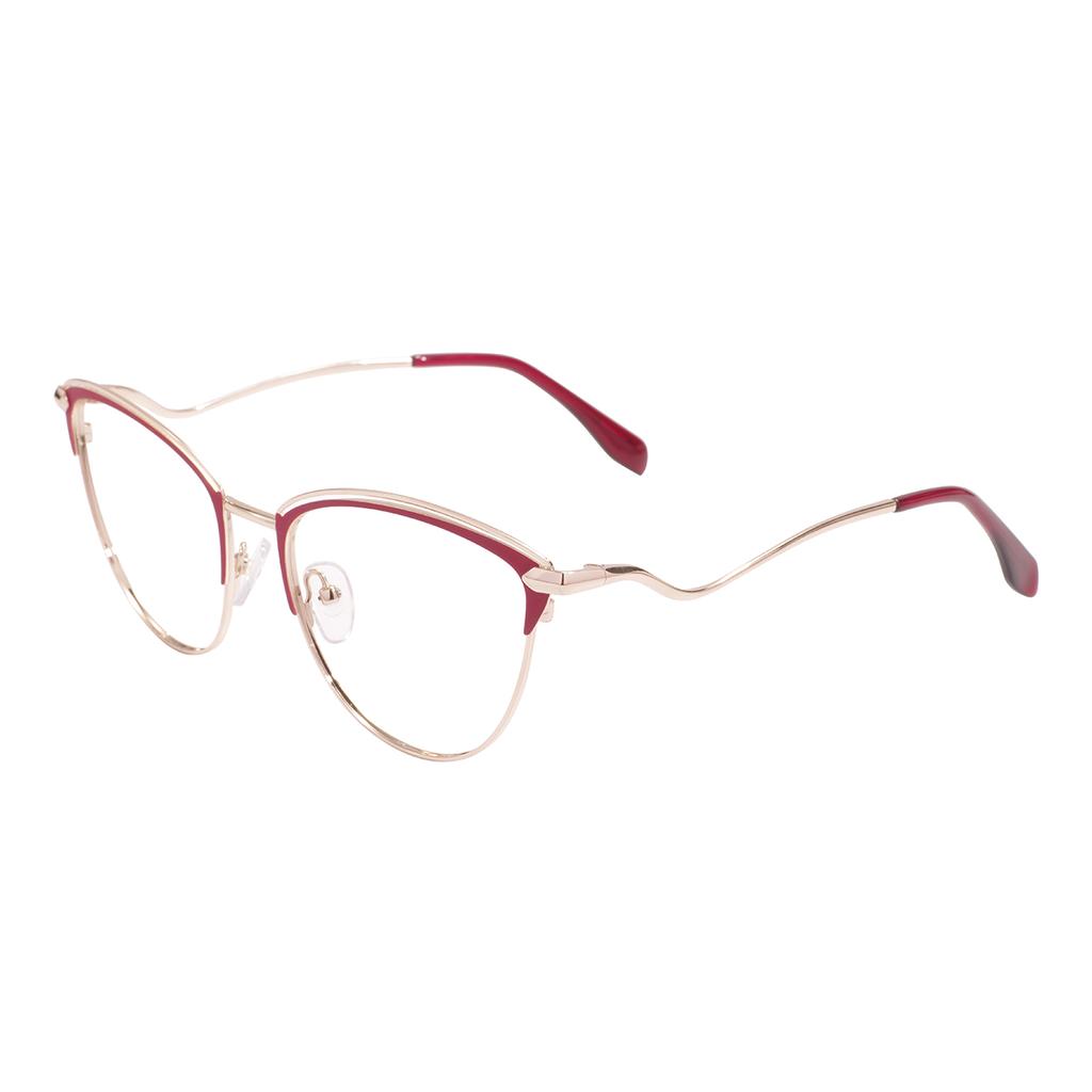 Fashion Metal Large Crazy Women Cat Eye Glasses Frame Big Square Kitten Luxury Stylish Spectacle For Optical Prescription Lenses