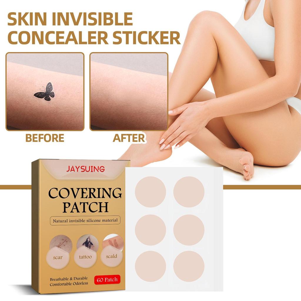 Scar Cover Sticker Scars Tattoos Birthmarks Tape Invisible Body Spot Patch Blemishes Concealer B0T6