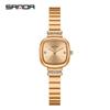 Sanda 7052 Women's Square Quartz Watch - High-End, Light Luxury with Exquisite Leather Strap