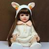 Realistic 55cm Full Enamel Baby Girl Doll Toy