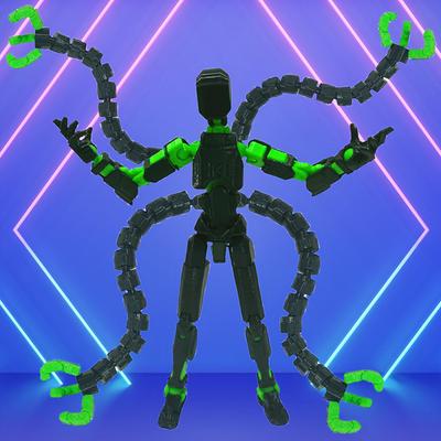 Titan 13 Actionfigur 3D-gedruckt T13 Mehrfach beweglicher Roboter mit voller Artikulation Lucky 13 Actionfigur Nova 13 Action