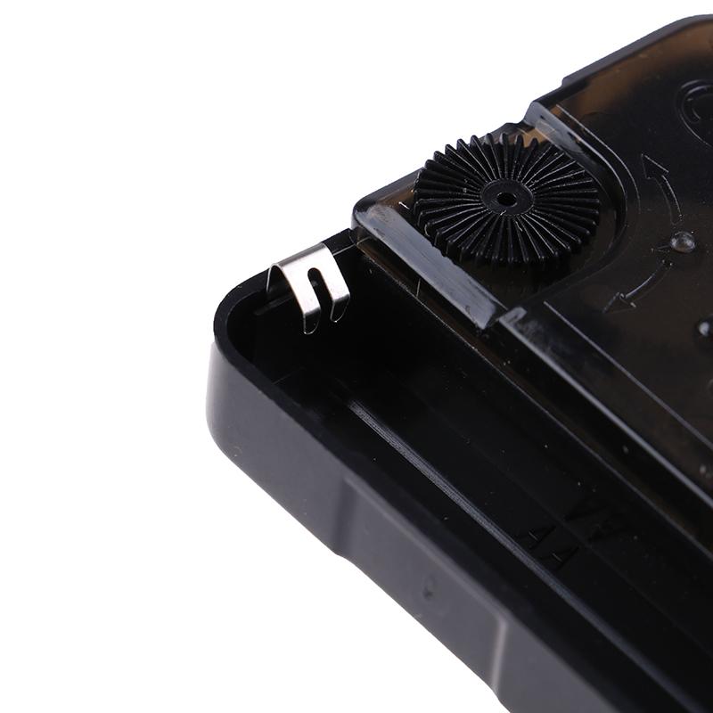 1 Set Tyst Quartz Klockverk Mekanism DIY Kit Batteridriven Handverktyg Utmärkt för Reparation, Byte eller Tillverkning av en Klocka