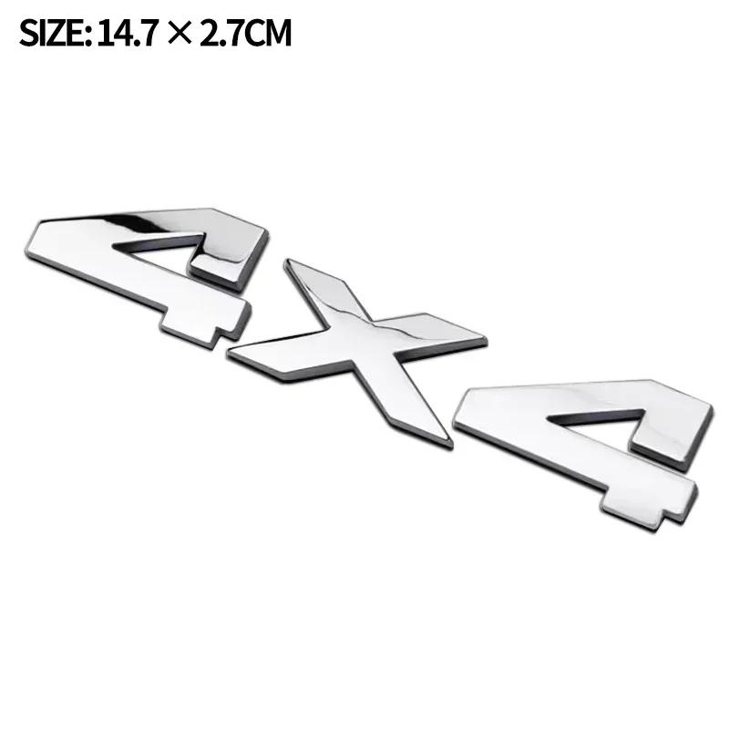 3D Metal Car Trunk Badge Stickers For 4X4 Limited Letters Emblem Logo
