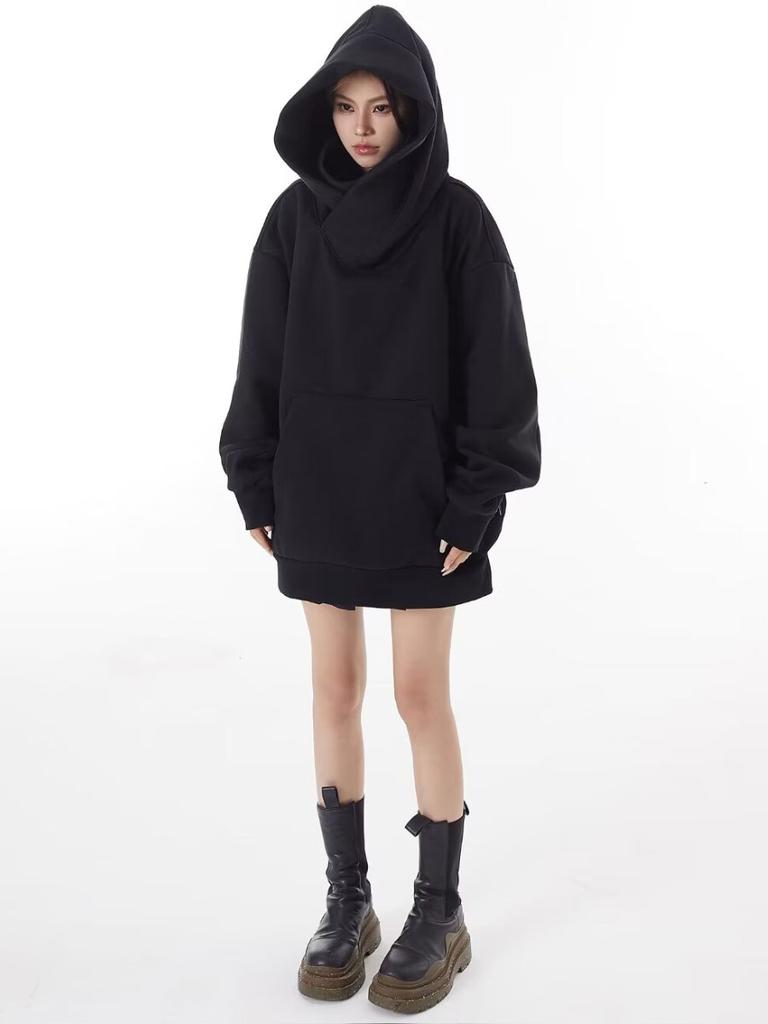 Women's Hooded Sweatshirt Thickened Loose Comfortable Autumn Winter Outerwear Warmest Harajuku Clothes