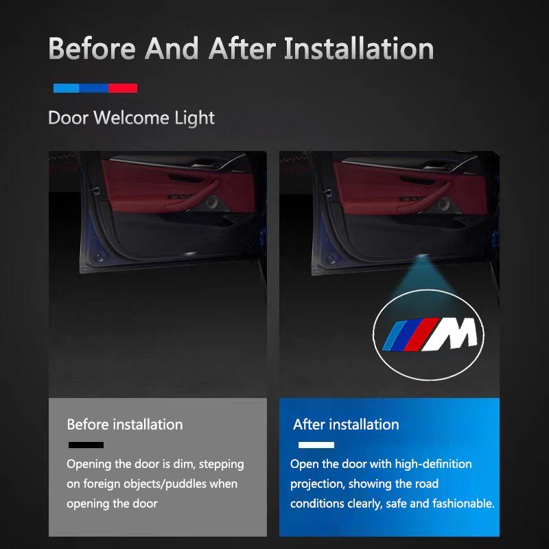Car Door C61 Welcome Light Led Projector Lamp For BMW M M3 M4 M5 E46 E90 E92 F15 F20 F07 F40 F30 G30 G01 G02 G05 F25 F26 F15 F16 E91