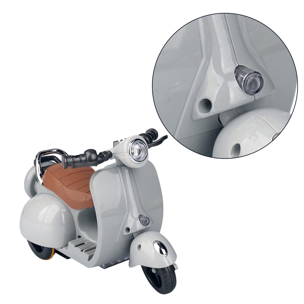 Colorful Light and Music Rotating Pet Toy for Hamster Scooter Shape Toy Interactive Pet Toy Guinea Pigs Scooter