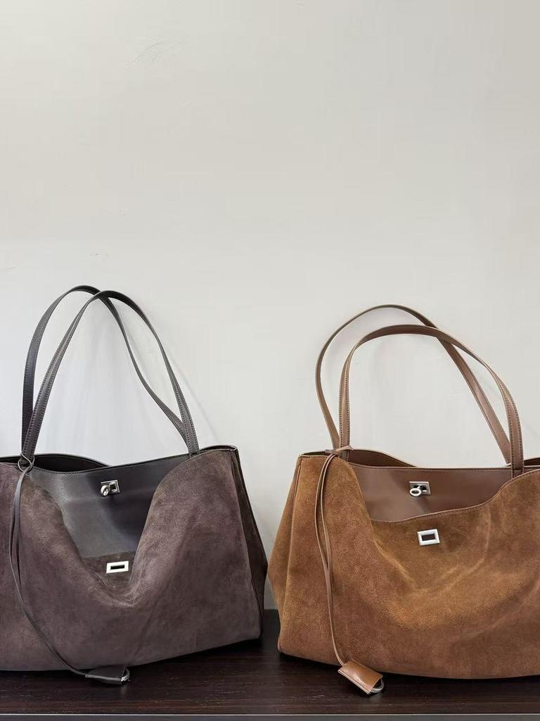 B's Trendy Frosted Genuine Leather Shoulder & Crossbody Bag for Autumn/Winter