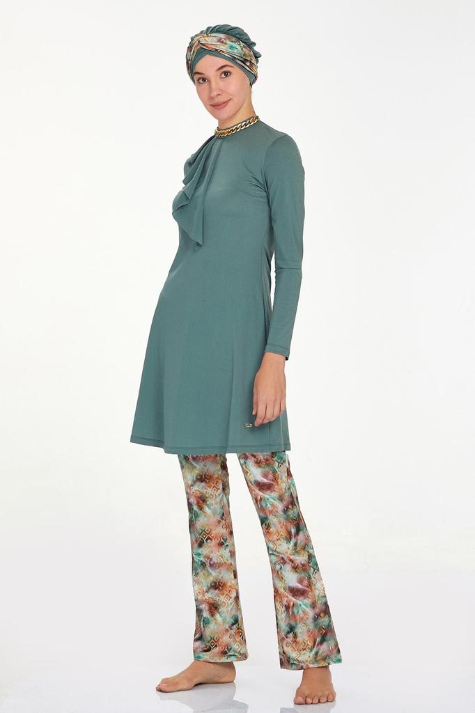 Muslimischer bescheidener islamischer Burkini-Strand-Schwimmanzug für Damen, Bademode, Hijab, Strandmode, Badeanzug 