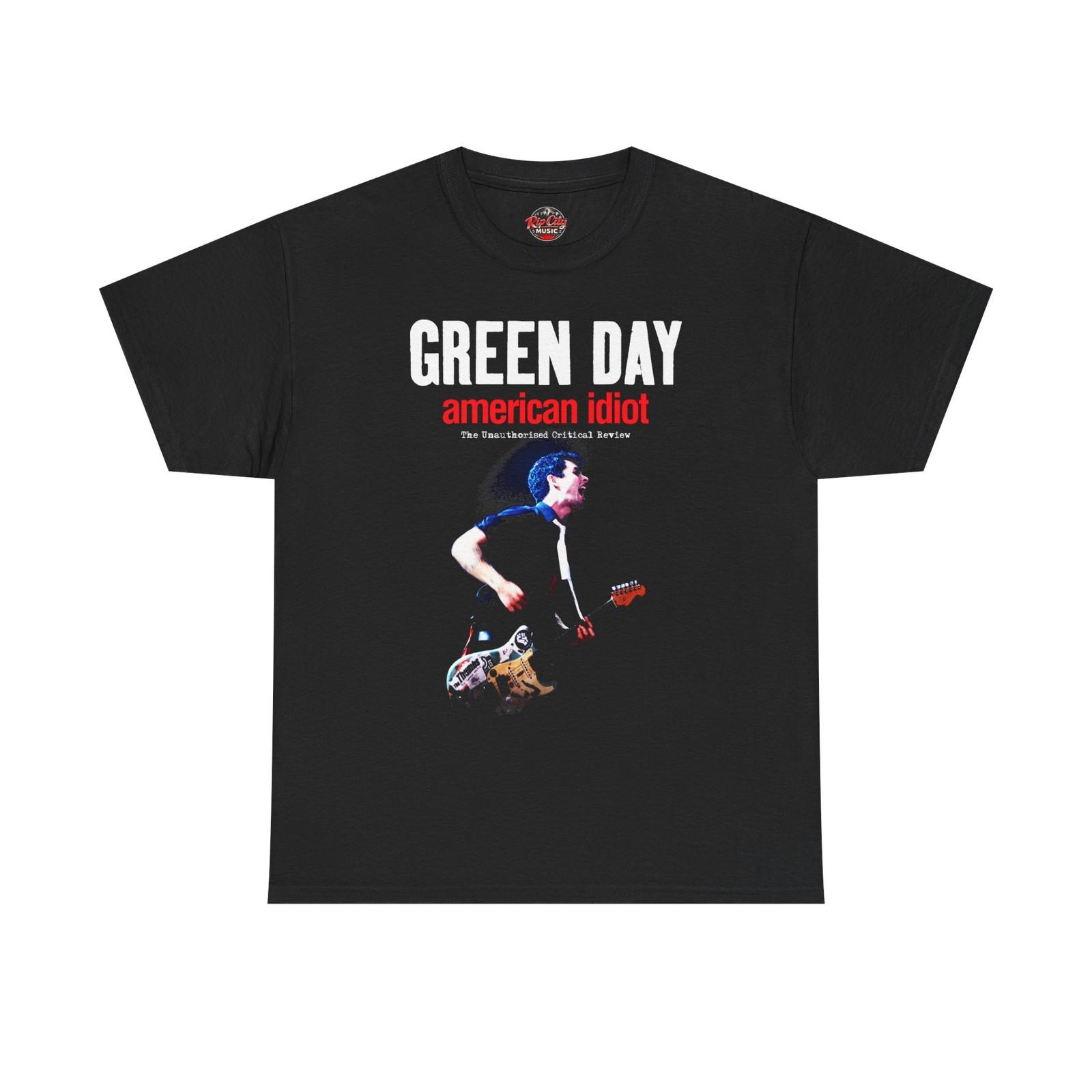 Green Day American Idiot Unauthorized Critical Review Rock Band Unisex T-Shirt XXXL