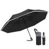Folding umbrella one-touch automatic open close lightweight 280g ultra-absorbent pouch 5-level super water-repellent reflective tape 100cm large men 8