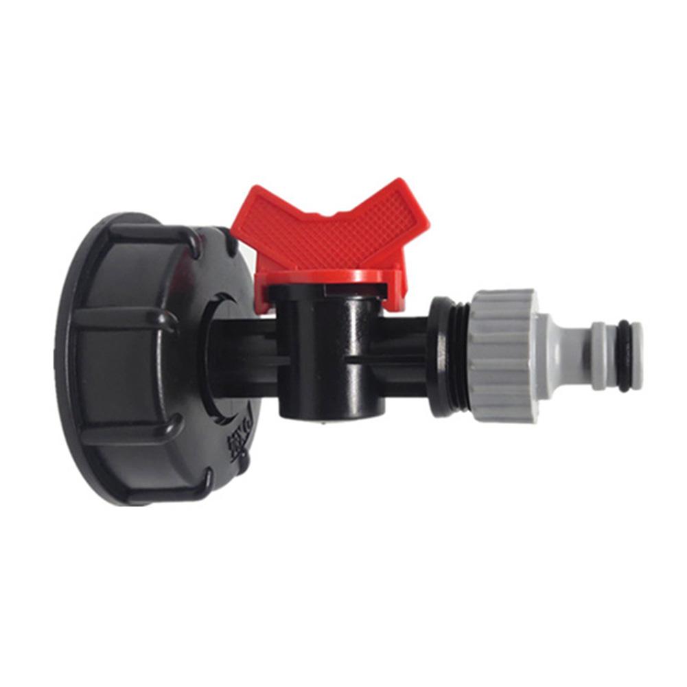 IBC Tank Adapter S60X6 3/4'' Thread Connector Replacement Valve Fitting Garden Hose Quick Connector Garden Water Connectors