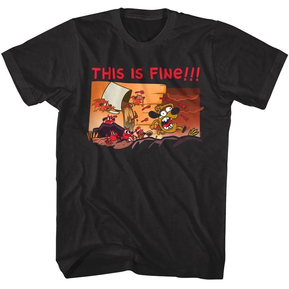 This is Fine Devil Dogs Attack Men s T Shirt Unisex T-Shirt S