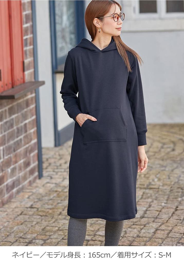 Maternity Nursing One Extremely Fleece Shaggy One Long Nursing Navy [ANGELIEBE] Clothes, Piece, Warm, Lining, Lining, Parka, Warm, Piece, Prenatal,