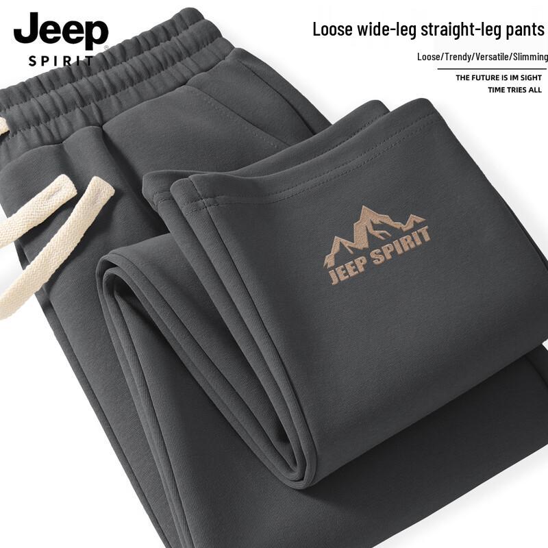 

JEEP SPIRIT Men s 2025 Autumn Casual Loose-Fit Pants L (175)