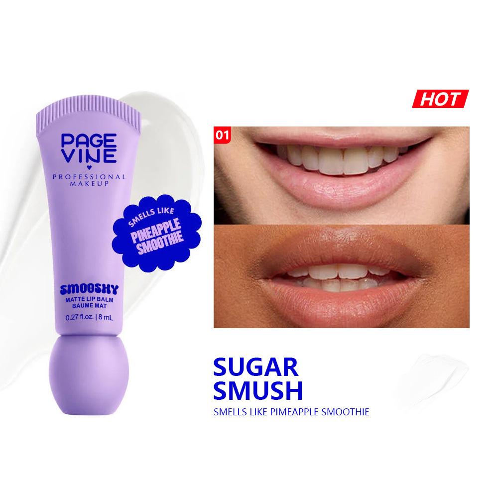 PAGE VINE Velvet Matte Lip Mud Cream Tinted Moisturizing Lip Balm 1