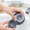 Self-Filling Soap Dispenser Brush Replaceable Cleaning Brush Scrubber For Dishes Pans Kitchen Sink Bathtub Tile And Household Ergonomic Grip