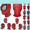Spiderman Miles Morales Elastisk Mask Huvudskydd Kostym För Vuxna Cosplay-entusiaster