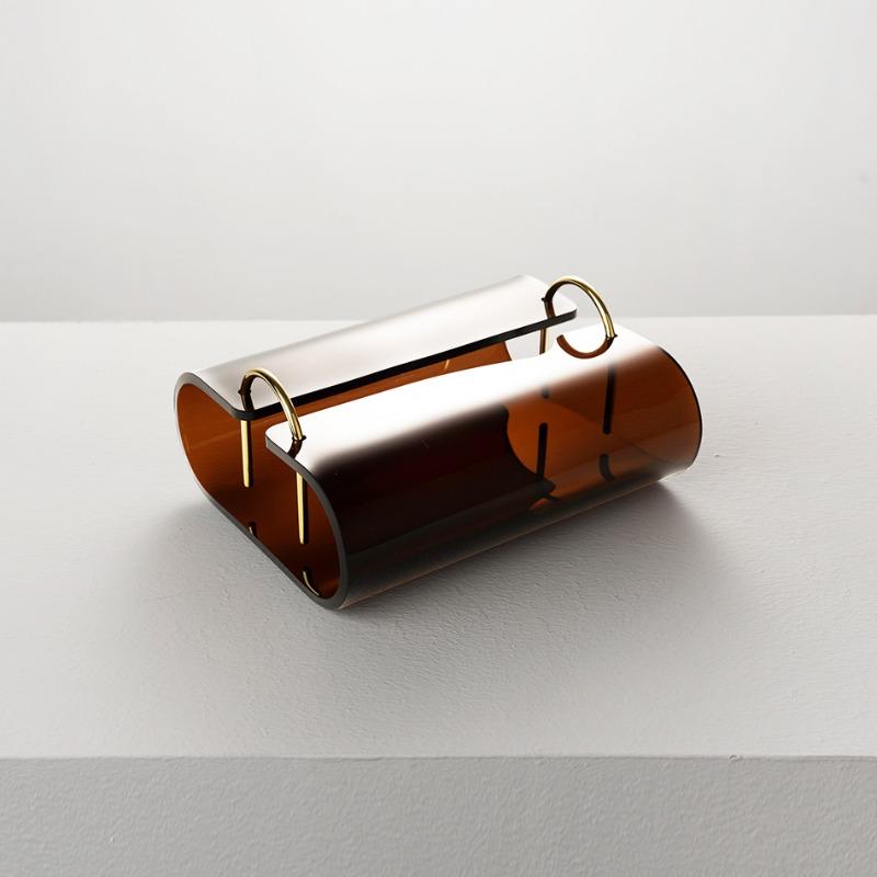 

Acrylic Tissue Box Luxury Tissue Boxes Modern Aesthetic Living Room Napkin Case Simple Elegant Napkin Cases Table Decoration