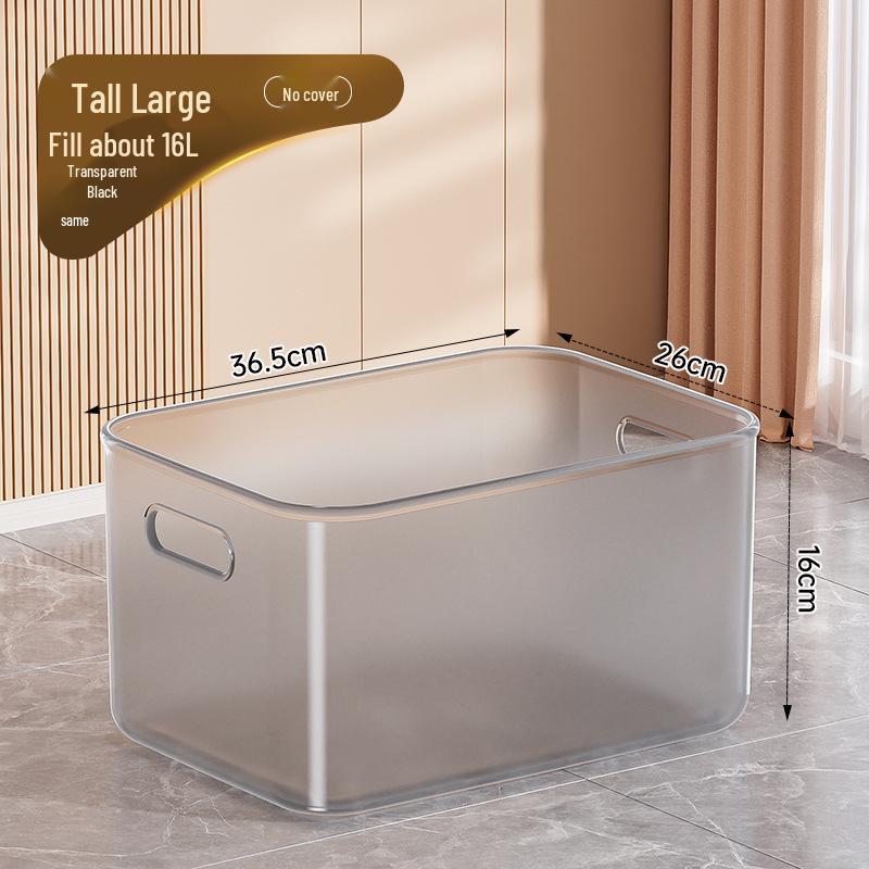 Clear Plastic Storage Box for Toys, Snacks, and Clothes 
