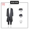 Solo Leveling Sung Jinwoo Cosplay Mid-Length Hooded Cloak Anime Costume Set