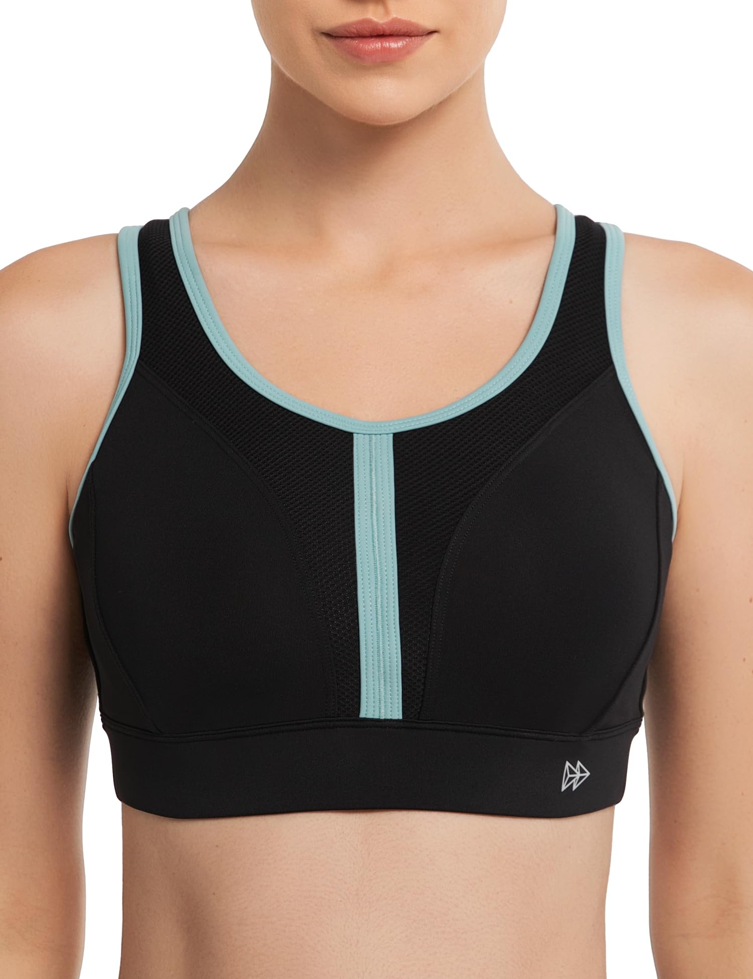 

Yvette Sports Высокорегулируемый Крючок и Петля Крест Нет Спортивного Размера L Женский Бюстгальтер, Поддержка, Нескользящий, Застежка, Спина, Косточки, Цельнолитая Чашка, Влагоотводящий, чёрный