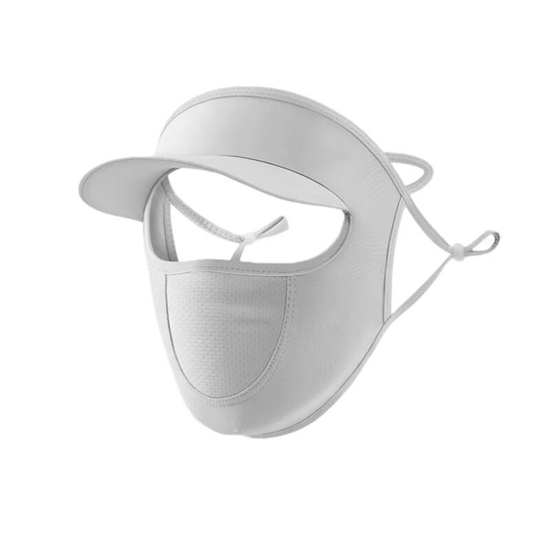 Ice Silk Sun Protection Face Mask with Brim
