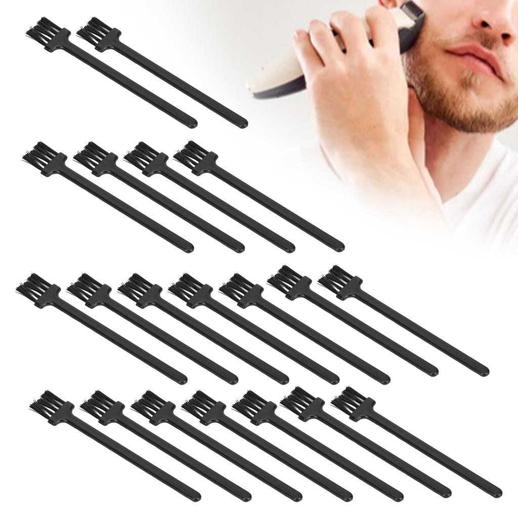 20 Packs Electric Shaver Brush Small Cleaning Plastic Brush for Razor Computer Keyboard