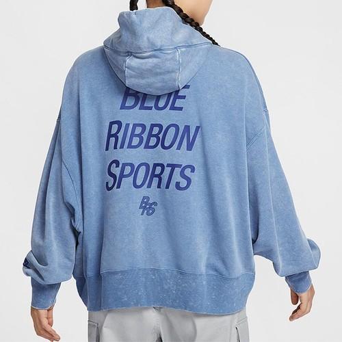 Nike Women's Comfortable Casual Loose-Fit Hooded Long-Sleeve Sweatshirt