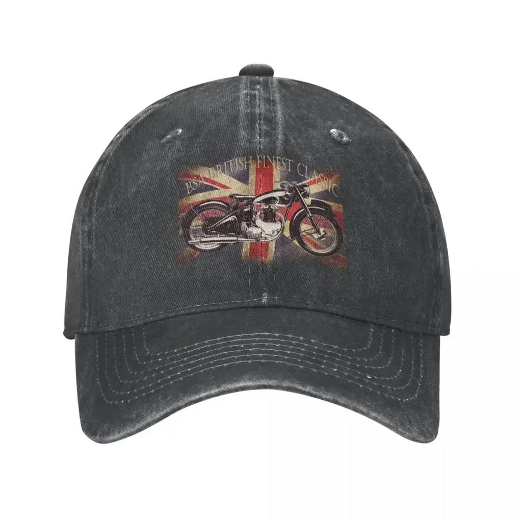 BSA British Finest Motorcycle Cap Cowboy Hat Winter Items Hat Man for the Sun Mens Hat Luxury Womens