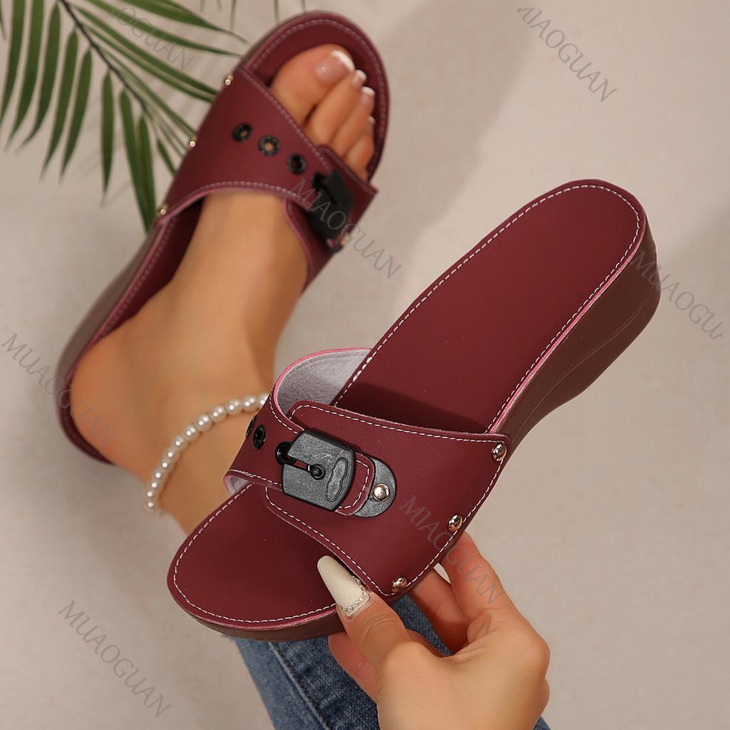 Fashion Women's Sandals Fashion Heeled Sandals for Summer Shoes Women Slippers Summer Footwear Female Wedegs Heels Sandalias De Mujer