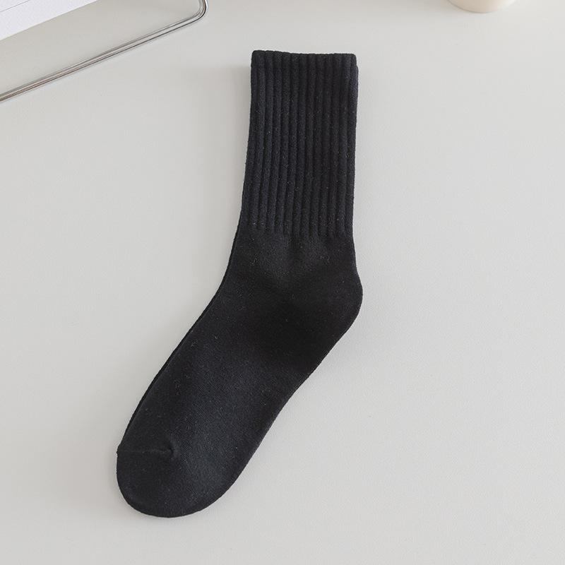Ladies Spring and Autumn Cotton Boneless Yuezi Tube Stack Socks
