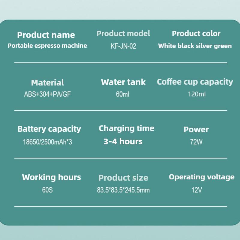 Capsule Coffee Maker Espresso Portable Coffee Maker Coffee Powder Size Capsule Universal 3 In 1