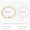 2pcs Set Bohemia Charm Hand-woven Acrylic Beads Shell Conch Bracelet for Women Summer Trendy Beach Bangle Jewelry Set Gift