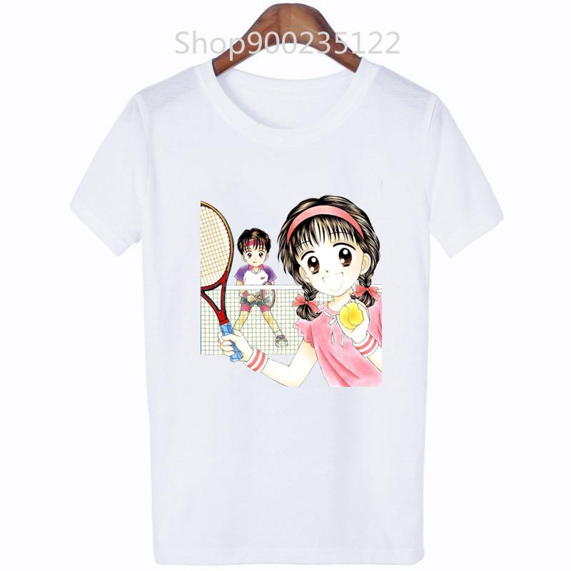 Cute T-Shirt Cartoon Graphic Tshirt Marmalade Boy Tee 90s Women T-Shirts Manga Short Sleeves Japanese Anime Streetwear