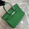 26 Neue Leder Damen Tasche Silberne Schnalle Platin Tasche Litschi Muster Erste Schicht Rindsleder 25cm/30cm Damen Tasche, Großhandel durch den Hersteller