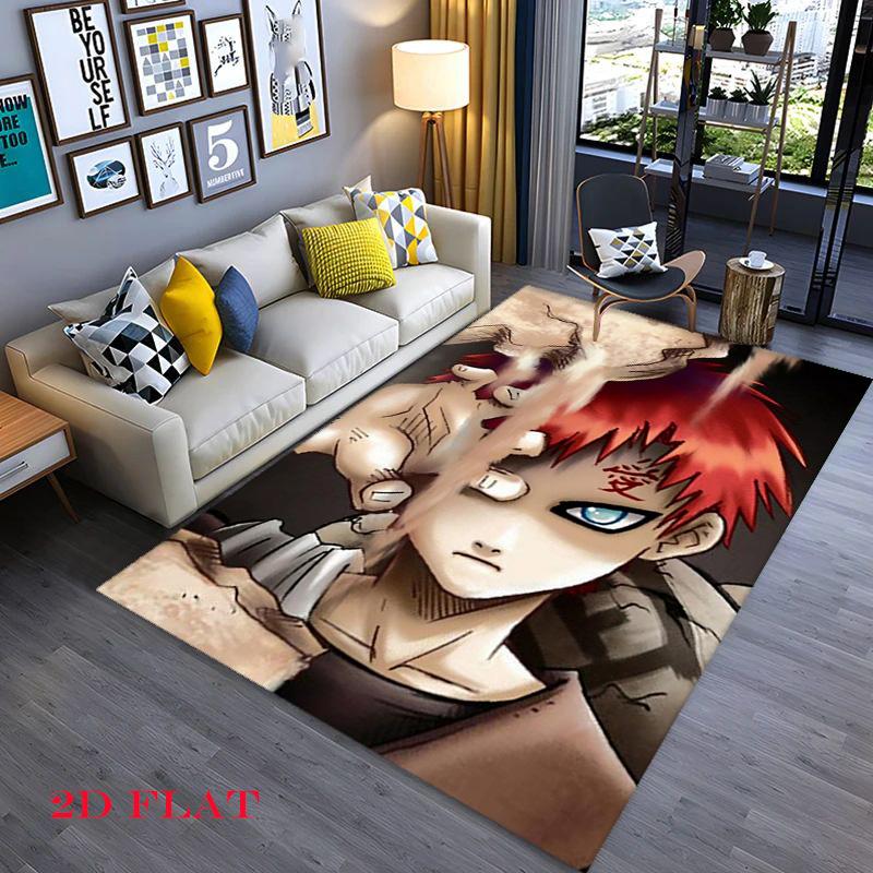 Naruto Gaara Anime Wall Tapestry Carpet Doormat Home Decor Gift Doormat Office Chair Cushion
