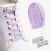 No Tie Elastic Shoelaces Sneakers Laces with Diamond Cross Locks for Kids Adults Rubber Bands Shoe Laces 1 Pair/2 Pair