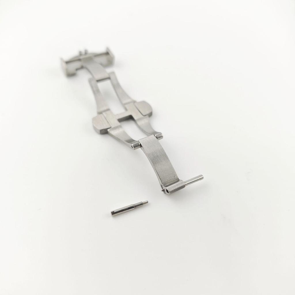 Used 22mm Watch Repair Replacement D Buckle Clasp Matte Satin Silver [Compatible With] Panerai