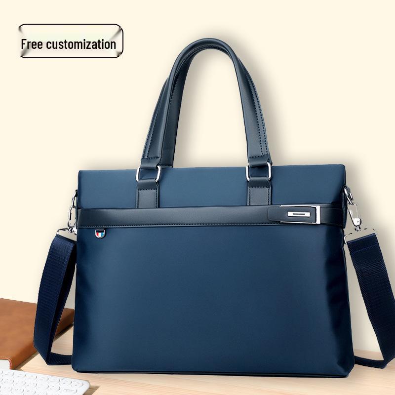 Men's Waterproof Oxford Conference Crossbody Briefcase