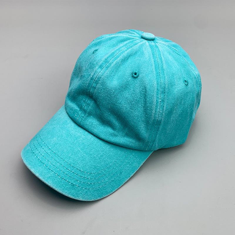 Classic Solid Color Fashionable Men'S And Women'S Baseball Caps Cotton Versatile Simple Sports Comfortable Breathable Sun Caps