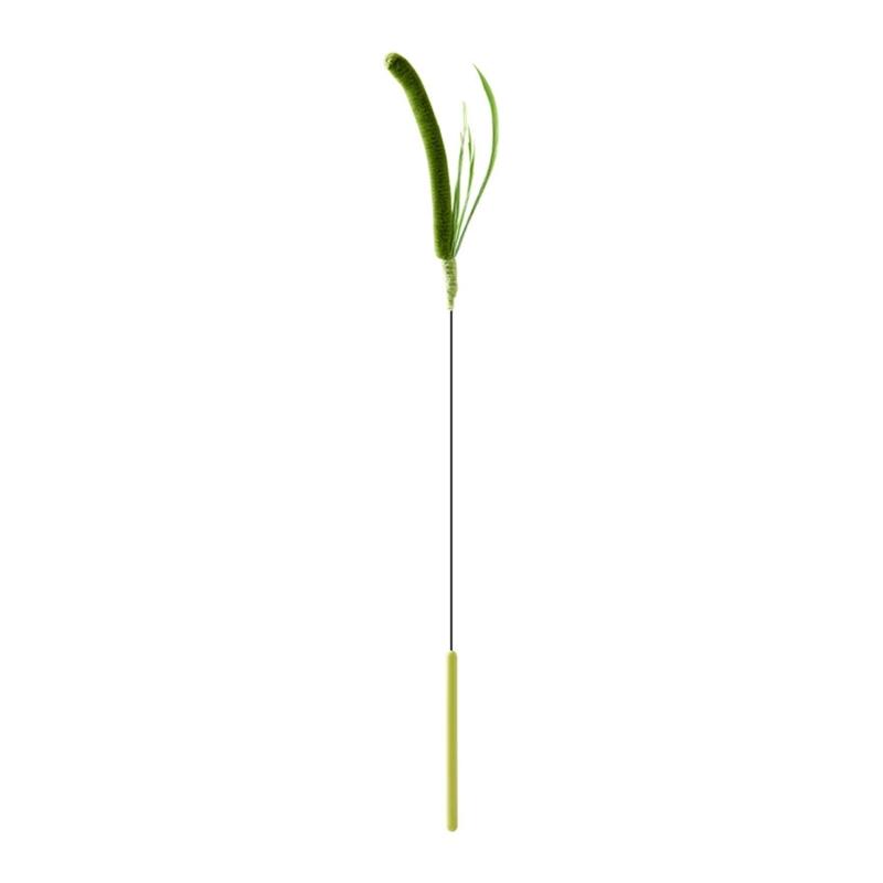 

Setaria Grass Cats Teasing Rod for Fun Interactive Play Kittens Wand Toy 1 зелёный