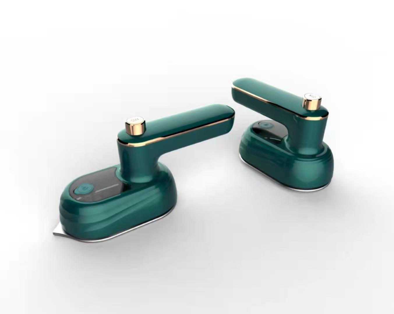 

Портативный ручной вращающийся утюг с мини-распылителем воды - подвесная гладильная машина европейского и американского стандарта European regulations зелёный