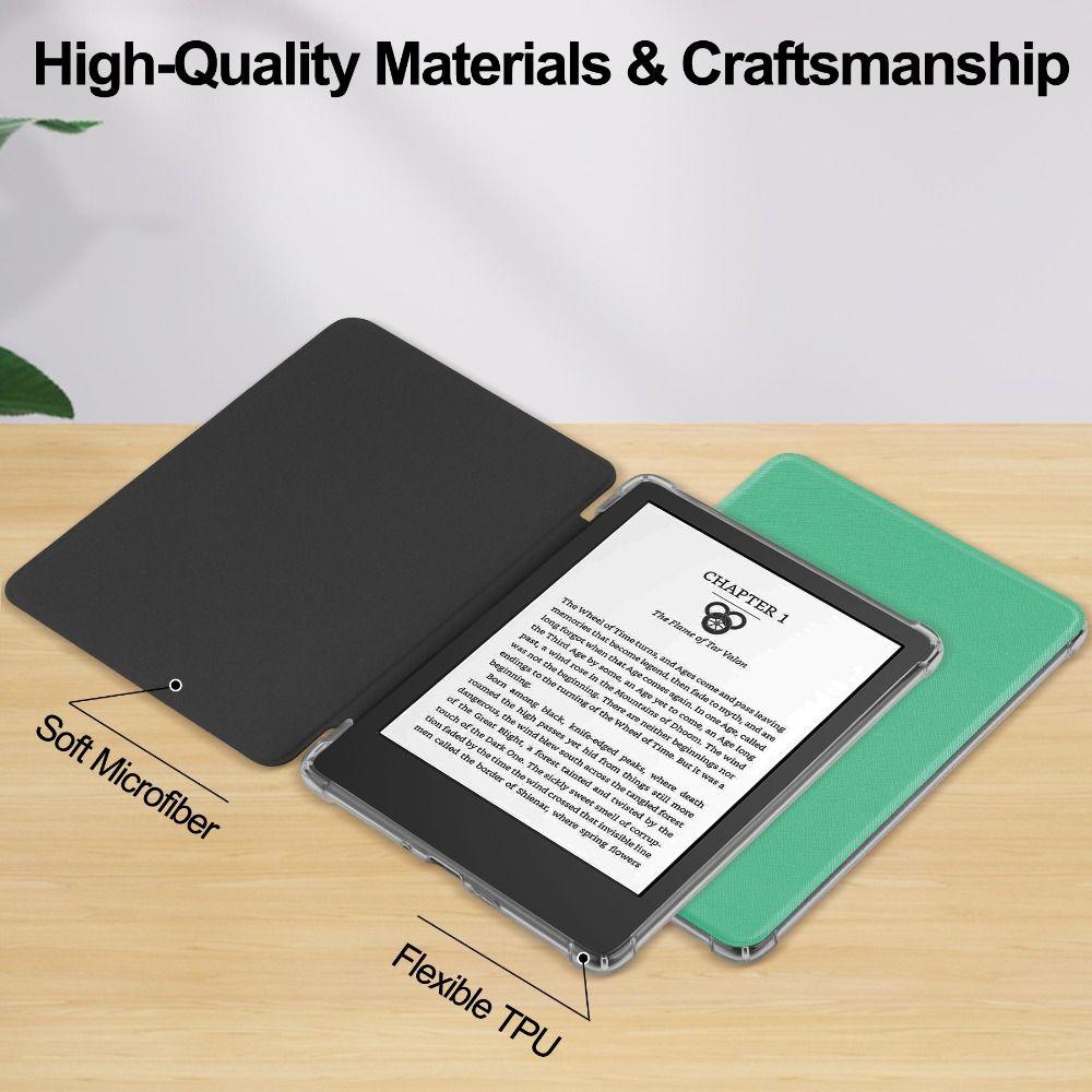 Auto Wake/Sleep e-läsarfodral Stötsäkert TPU-skyddsfodral Slitstarkt Smart för Kindle Basic 2025/2025 (11:e generationen)