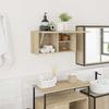 VidaXL Wall-mounted Bathroom Cabinet Sonoma Oak 60x25x30 Cm Engineered Wood 860060