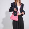 Fashionable Chic Crescent Handbag For Women Stylish Streetwear Design Available In Blue Pink And Green